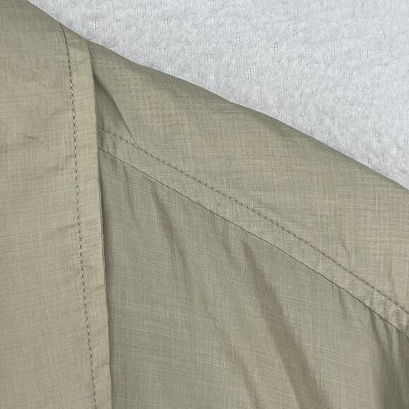 EXOFFICIO Shirt Mens 2XL Syros Short Sleeve Button Down Fishing Beige NEW - Picture 8 of 16